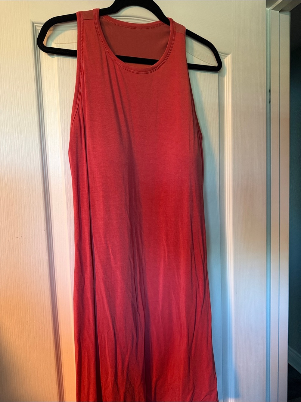 SheBird | The Tunic Tank Bra Dress in Coral